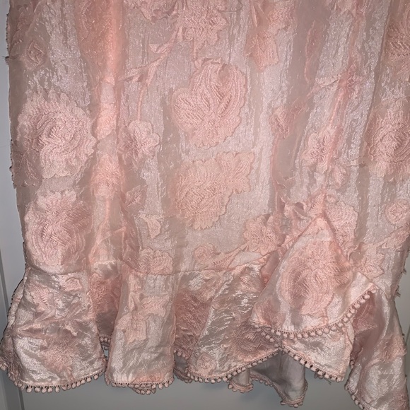 Hello Molly pink ruffle lace dress - Picture 5 of 6